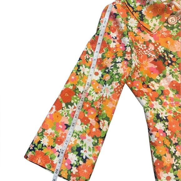 Julie Brown Mod Style Mildred Topper Coat in Bora Bora Size Medium NWT - Picture 14 of 16